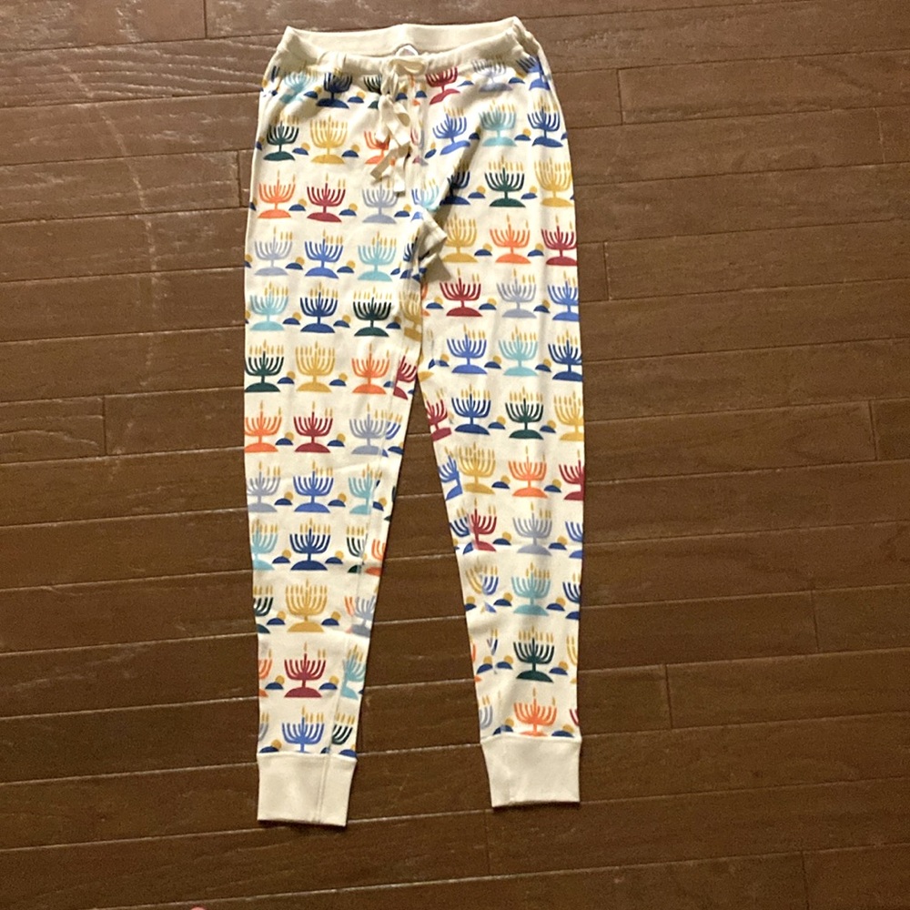 NEW Women’s Hanukah long John style pajama pant Sz Med